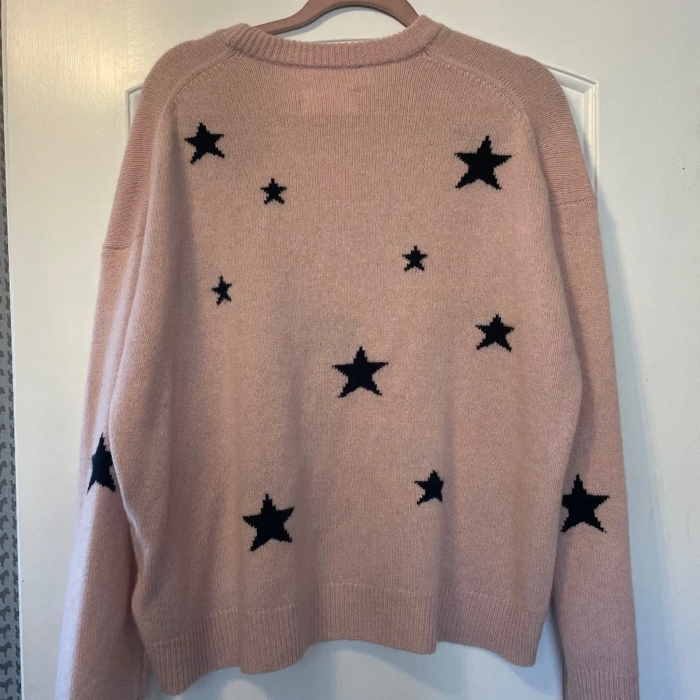 ZADIG & VOLTAIRE MARKUS STARS CASHMERE SWEATER SIZE S! - Picture 8 of 8
